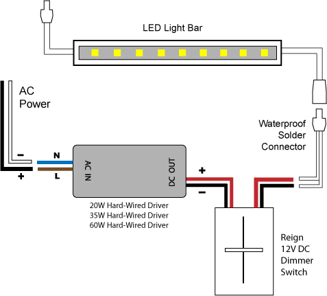 88light Reign 12v Led Dimmer Switch Wiring Diagrams