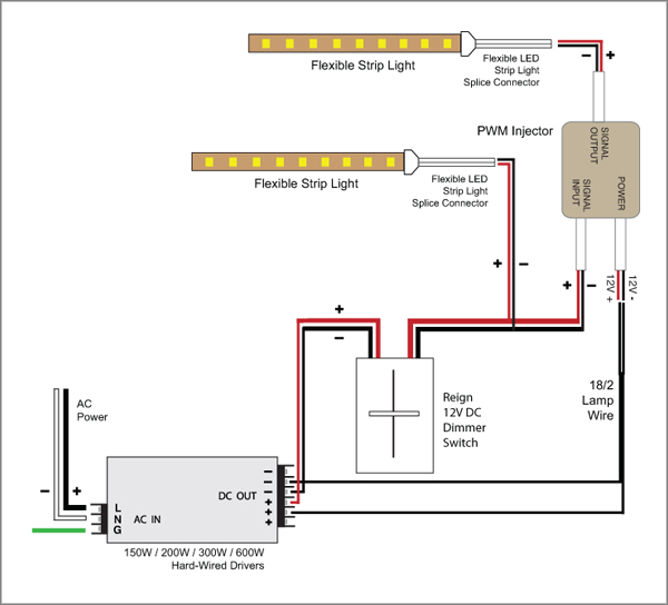 Reign 12v Led Dimmer Switch Wiring Diagrams, Wiring Diagram Led Dimmer Switch